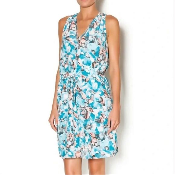 Rebecca Taylor Sleeveless Silk Poolside Aloha Dress - Picture 1 of 9